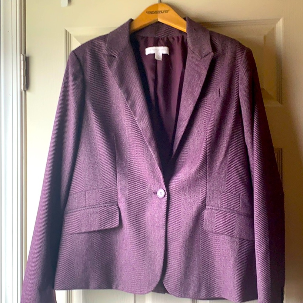 Purple suit jacket